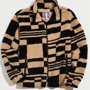 Unisex Urban Outfitters Sherpa Zip - Up Jacket